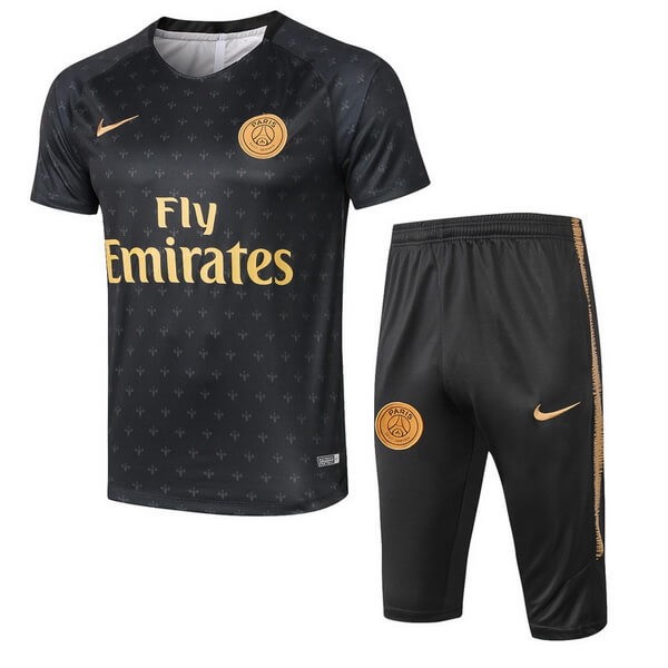 Entrenamiento Paris Saint Germain Conjunto Completo 2018-19 Negro Amarillo